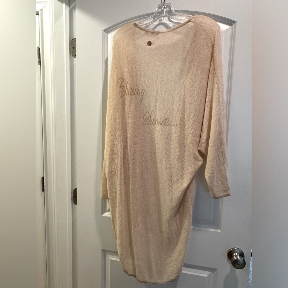 Lightweight coverup off white